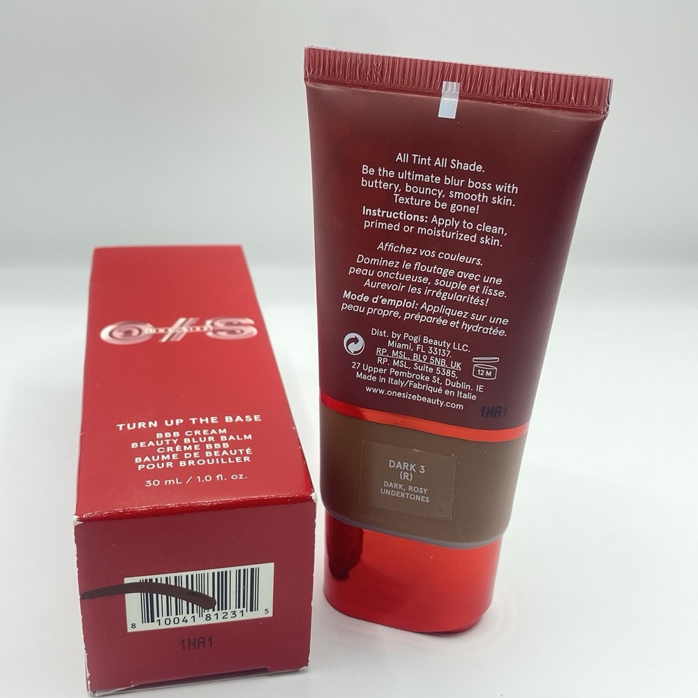 ONE/SIZE Turn Up The Base BBB Beauty Blur Balm Dark 3 (R) Rosy 1oz NIB - Picture 5 of 9